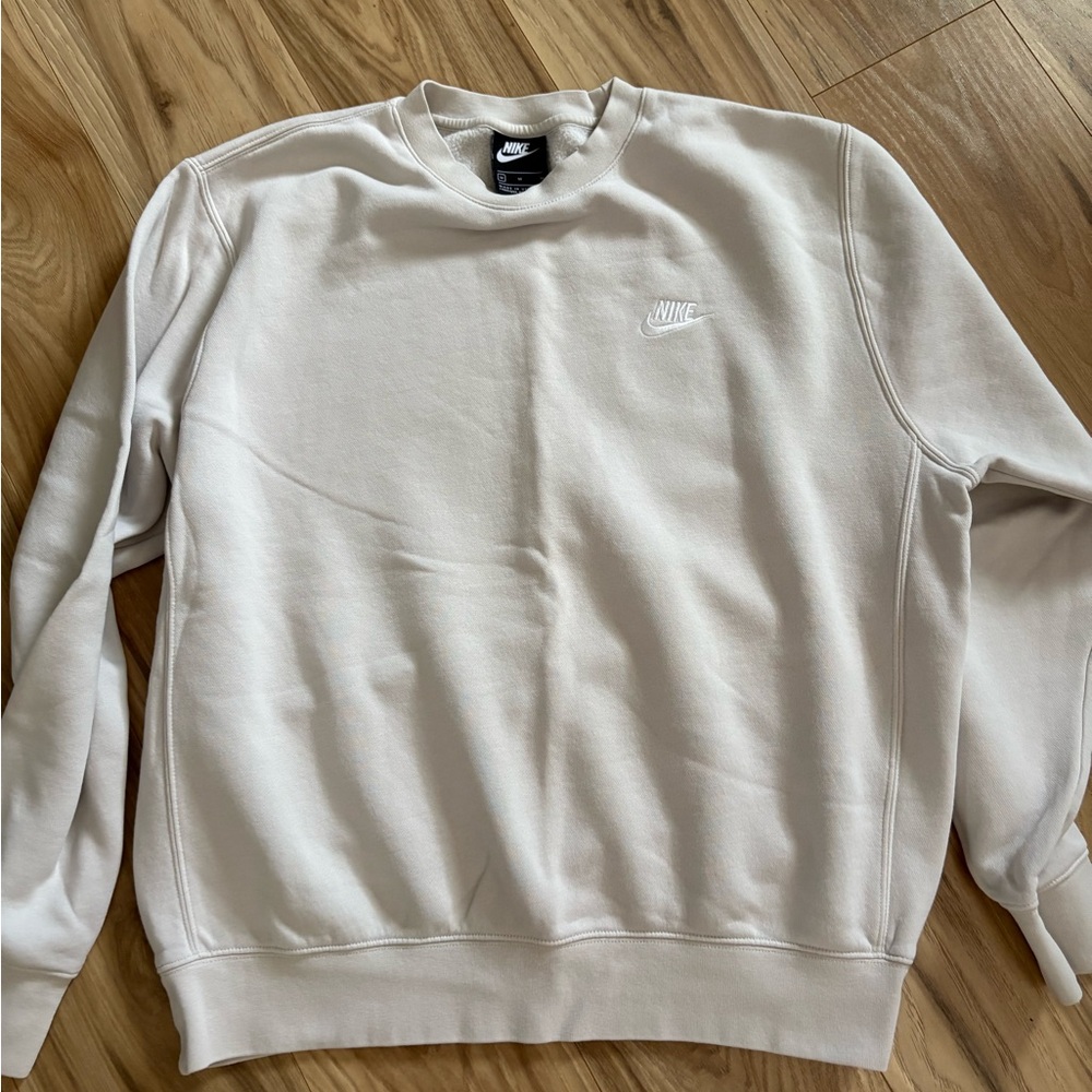 Nike Beige Crewneck Sweatshirt